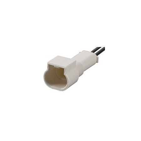 Molex Plug Housing, 2 Circuit, 4.00Mm Pitch, Positive Latch, Natural 1728770002